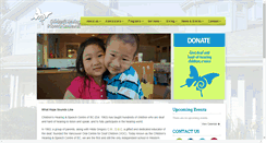 Desktop Screenshot of childrenshearing.ca